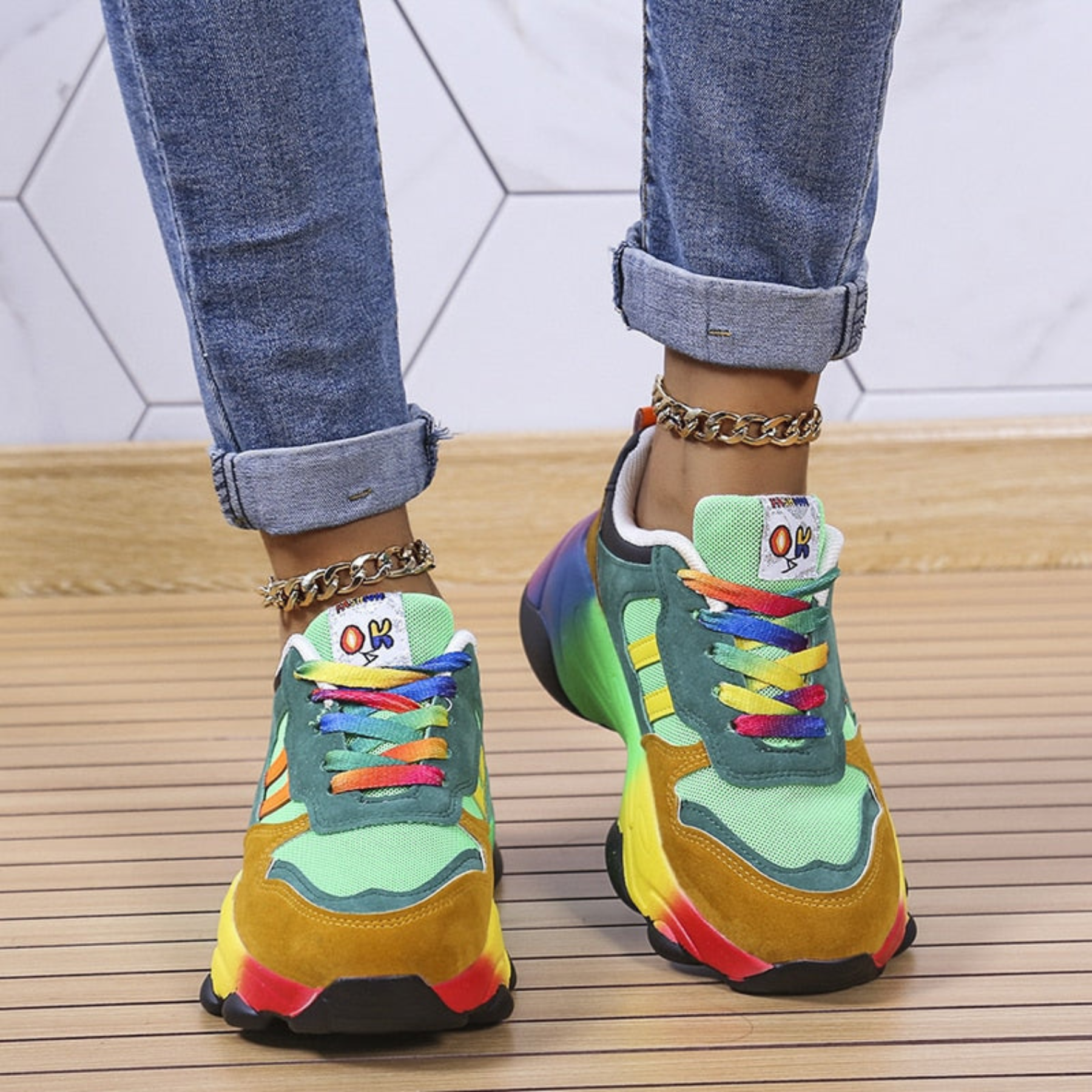 Rainbow Shoes | VivyaBoutique™