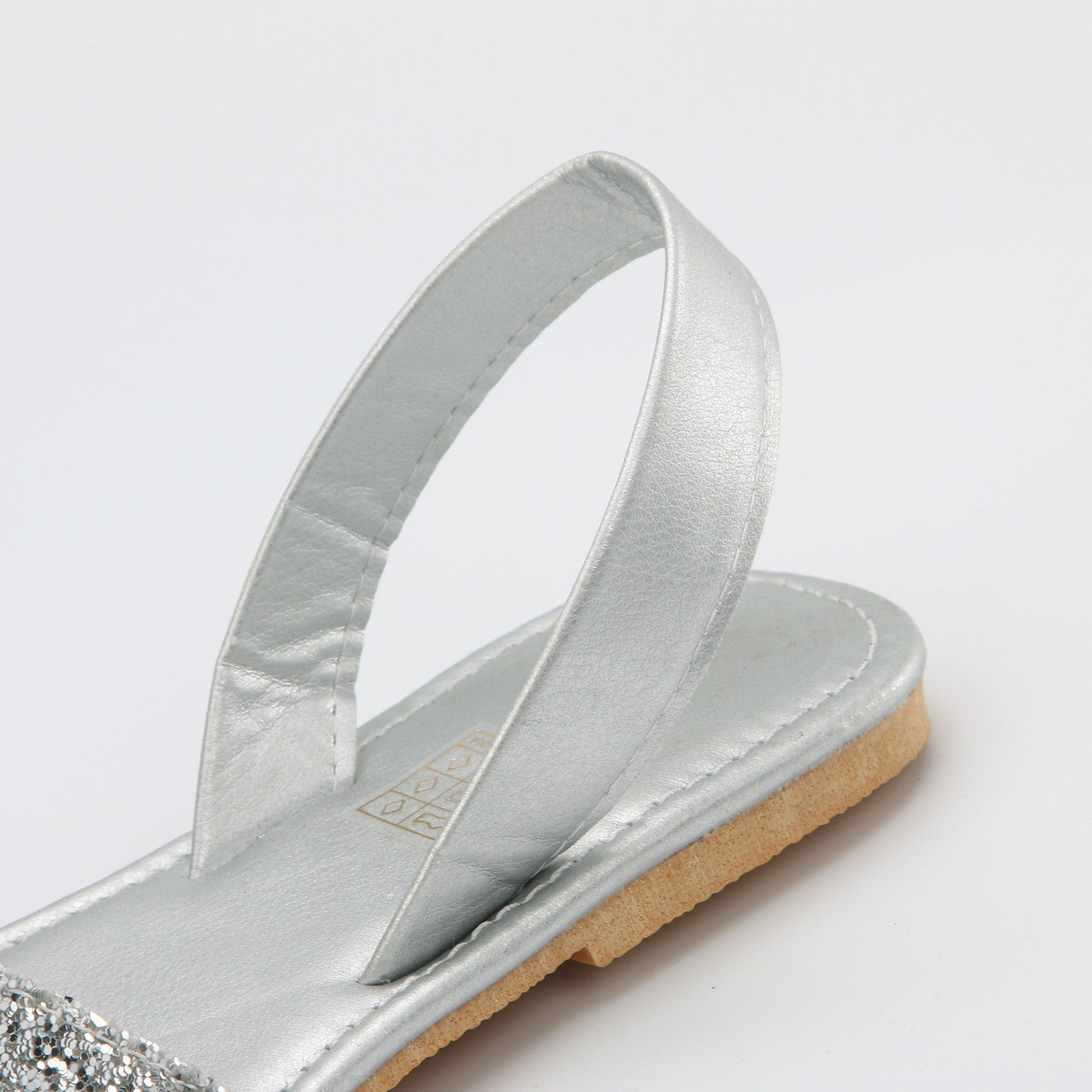 VivyaBoutique™ | Flat Sequin Peep-Toe Sandals